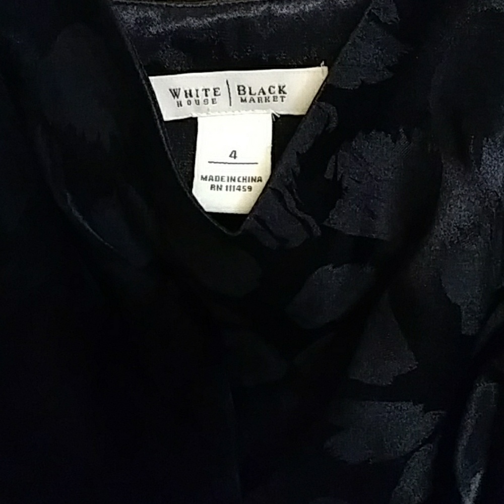 White House Black Market Silk Dress - Picture 4 of 8
